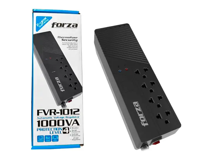 ESTABILIZADOR FORZA 1000VA 4 TOMAS (FVR-1012)