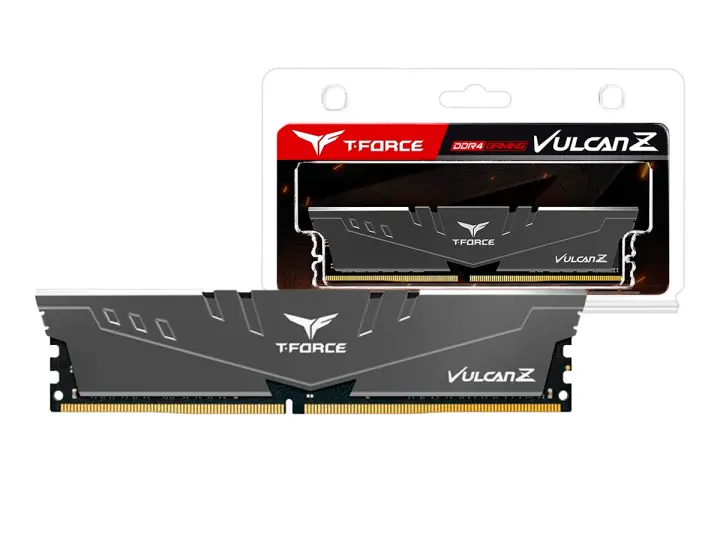 TEAM TEAMGROUP DDR4 8GB T-FORCE VULCAN Z (TLZGD48G3200HC16F01) 3200 MHZ, GRIS