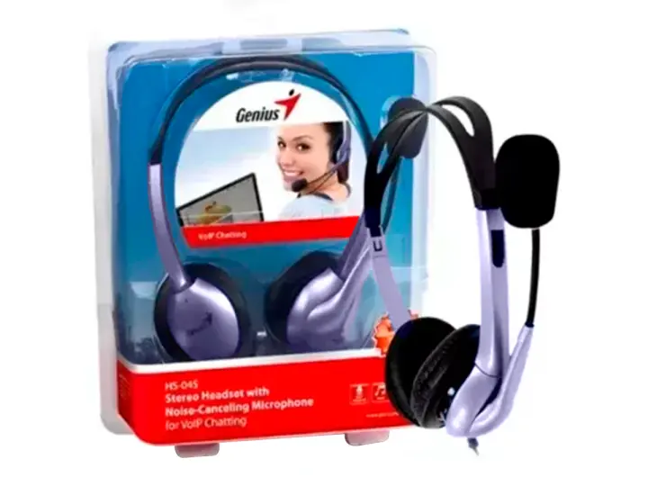 Genius HS-04S con Microfono, Violeta
