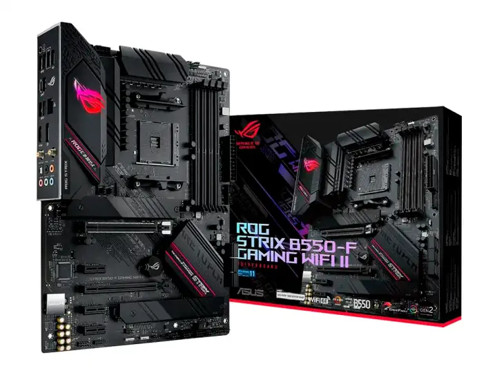 ASUS B550-F ROG STRIX GAMING WIFI II (90MB19V0-M0EAY0) SOCKET AM4, RAM DDR4 BUSS 5100OC MHZ, RGB