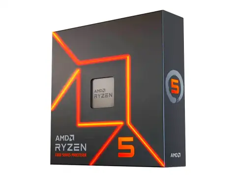 AMD RYZEN 5 7600X 4.7GHZ HASTA 5.3GHZ 32MB (100 -100000593WOF) AM5, 6 NUCLEOS, S/COOLER