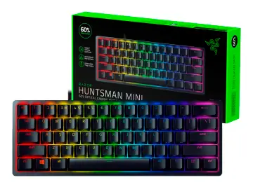 RAZER GAMER RAZER HUNTSMAN MINI (RZ03-03392900-R311) MECANICO, SWITCH PURPLE, LED RGB, ES, NEGRO