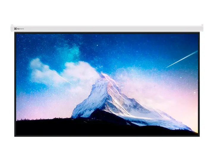 ECRAN PANTALLA DE PROYECCIÓN KLIP DE COLOR BLANCO, PARA COLGAR EN PARED ( KX KPS-313 ) 100"