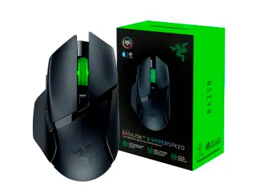 RAZER INALAMBRICO RAZER BASILISK V3 X HYPERSPEED GAMING (RZ01-04870100-R3U1) 18.000 BOTONES, 7 BOTONES, RECEPTOR USB, BT, RGB, NEGRO