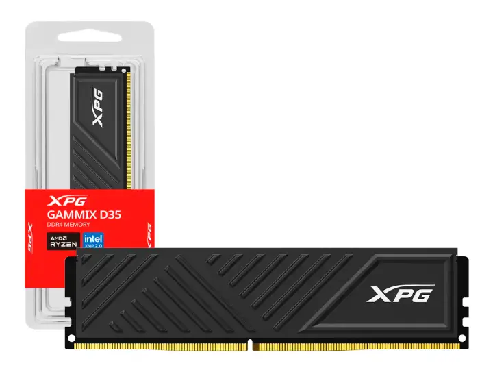 XPG DDR4 16GB GAMMIX D35 (AX4U320016G16A-SBKD35) 3200 MHZ, NEGRO