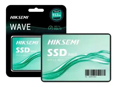 HIKSEMI UNIDAD DE ALMACENAMIENTO SSD SATA 2.5 HIK VISION 512GB HIKSEMI WAVE (HS-SSD-WAVE(S) 512G) 530MB/S