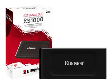 KINGSTON EXTERNO KINGSTON 2TB XS1000 (SXS1000/2000G) UNIDAD DE ALMACENAMIENTO PORTABLE, USB 3.2, NEGRO