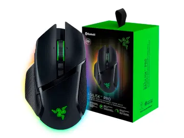 RAZER INALAMBRICO RAZER BASILISK V3 PRO GAMING (RZ01-04620100-R3U1) HASTA 30.000 DPI, 11 BOTONES, RGB