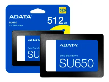 ADATA UNIDAD DE ALMACENAMIENTO SSD SATA 2.5 ADATA 512GB SU650 (ASU650SS-512GT-R)