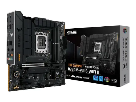 ASUS B760M-PLUS TUF GAMING WIFI II (TUF B760M-PLUS WIFI II) SOCKET LGA 1700, RAM DDR5 BUSS 7800OC MT/S, 13VA, 12VA GEN, WIFI 6E