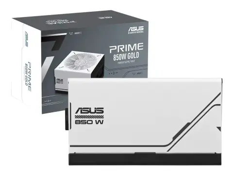 ASUS 850W PRIME (AP-850G) ATX, 80 PLUS GOLD, MODULAR, NEGRO Y BLANCO