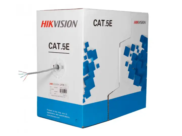 CABLE UTP HIK VISION CATEGORIA 5E (DS-1LN5E-E/E) 305 METROS PARA RJ45, COBRE MACIZO, 0.45MM