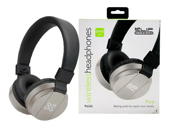 INALAMBRICO KLIP XTREME (KHS-620SV) CON MICROFONO, PLATA