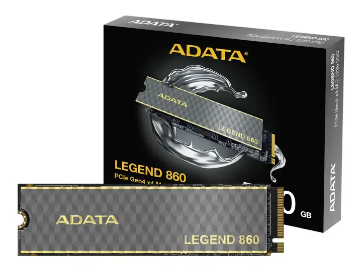 ADATA UNIDAD DE ALMACENAMIENTO SSD M.2 PCIE ADATA 500GB NVME LEGEND 860, 2280 (SLEG-860-500GCS) HASTA 6000MB/S DE LECTURA