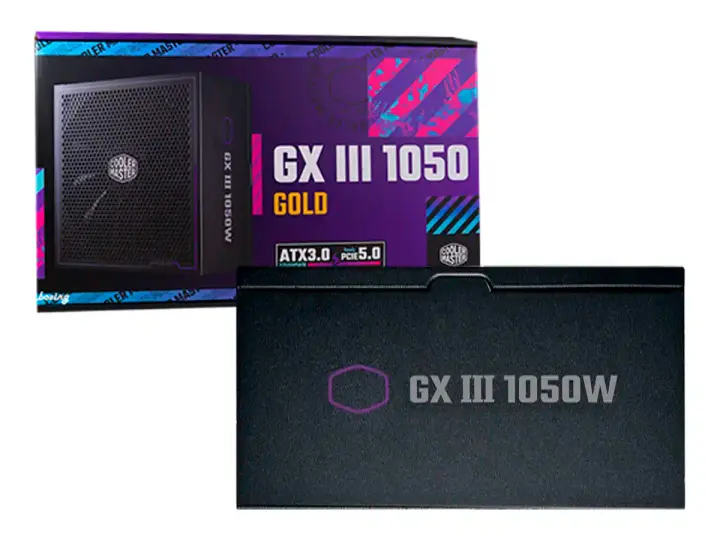 COOLER MASTER 1050W GX3 (MPX-A503-AFAG-BUS) ATX, 80 PLUS GOLD, MODULAR, NEGRO