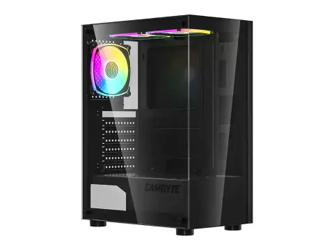 GAMBYTE ARCANE S/FUENTE (CS-ARC3ARGWR-LG) PANEL DE VIDRIO, 3 VENTILADOR, LED ARGB, NEGRO