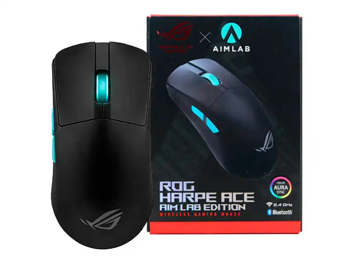 ASUS INALAMBRICO ASUS ROG HARPE ACE AIM LAB EDITION GAMING (P713 ROG HARPE ACE AIM LAB EDI) NEGRO