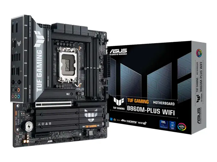 ASUS B860M TUF (TUF GAMNG B860M-PLUSWIFI) SOCKET LGA 1851, RAM DDR5 8666OC MT/S, CORE ULTRA