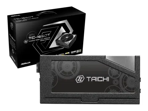 ASROCK 1650W (90TC-1650T) ATX, 80 PLUS TITANIUM, FULL MODULAR, NEGRO