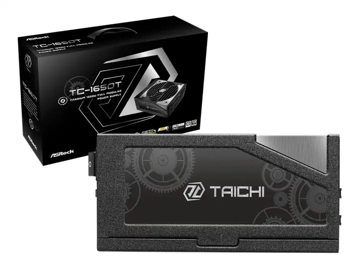 ASROCK 1650W (90TC-1650T) ATX, 80 PLUS TITANIUM, FULL MODULAR, NEGRO