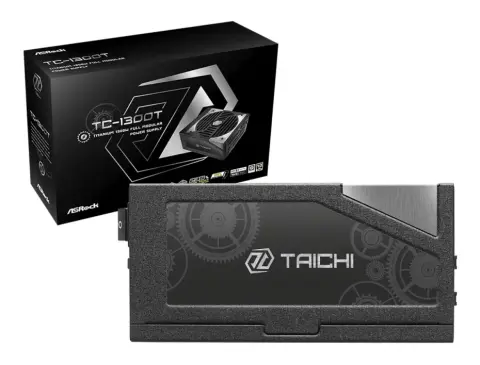 ASROCK 1300W (90TC-1300T) ATX, 80 PLUS TITANIUM, FULL MODULAR, NEGRO