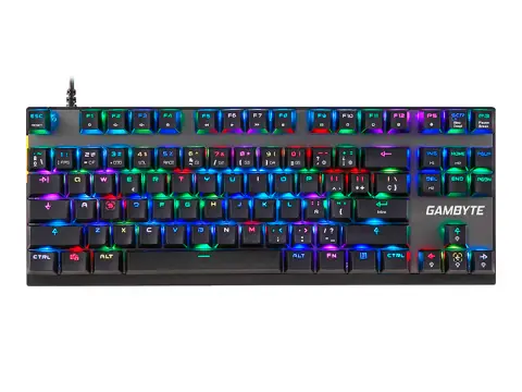 GAMER GAMBYTE CRYPTON (TC-GRCRYPXL-MT) MECANICO, SWITCH BLUE, RGB, NEGRO