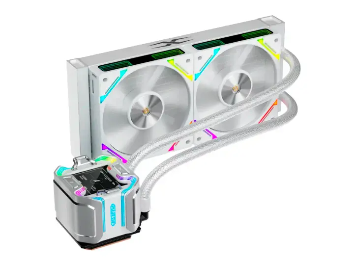 1ST PLAYER SISTEMA DE ENFRIAMIENTO LIQUIDO 1STPLAYER X-STARSHIP 240 WHITE ( X-STARSHIP 240W ) LCD 2.4"- ARGB