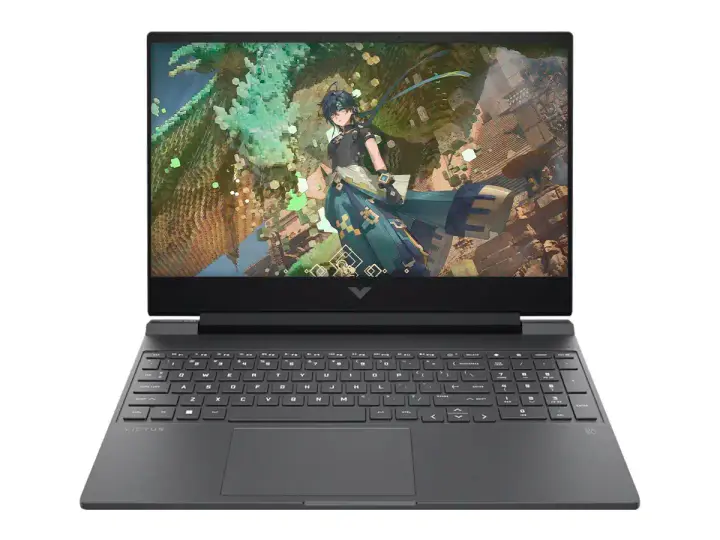 HP Laptop Ryzen 7 7445HS Victus 15-FB3093DX Gaming (BM4X8UA#ABA) 15.6 FHD 144HZ, RAM 16GB, SSD 512GB, RTX 4050 6GB, WIN11, Mica Silver
