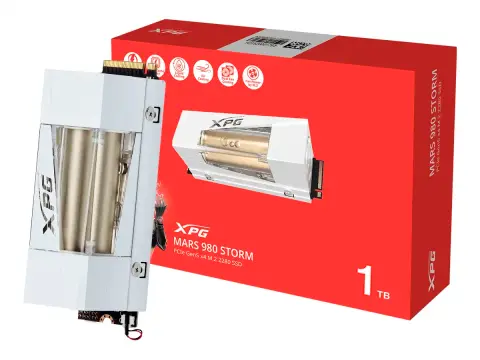 XPG UNIDAD DE ALMACENAMIENTO SSD M,2 PCIE XPG STORM LIQUID 980 1TB (SMAR-980S-1TCI) 80MM, NVME PCIE, GEN5 X 4, HASTA 14000MB/S, 3D NAND