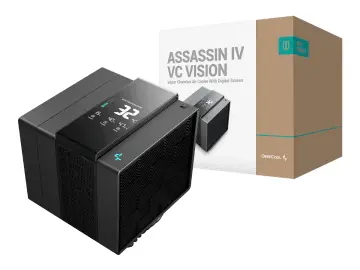 DEEPCOOL PARA PROCESADOR DEEPCOOL ASSASSIN IV VC VISION (R-ASN4-BKNVMD-G) 1 VENTILADORES, DIGITAK, ALUMINIO