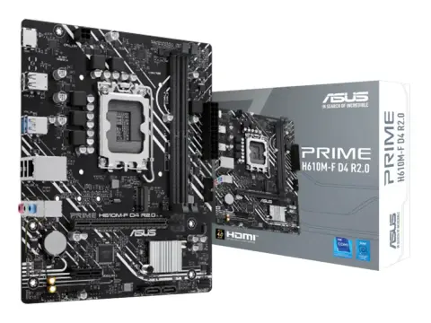 ASUS PRIME H610M-F (90MB1H70-M0EAY0) SOCKET LGA 1700, RAM DDR4 BUSS 3200MHZ, 13VA, 12VA GEN