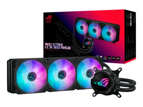ASUS SISTEMA DE ENFRIAMIENTO LIQUIDO ASUS ROG STRIX LC III 360 ARGB (ROG STRIX LC III 360 ARGB)