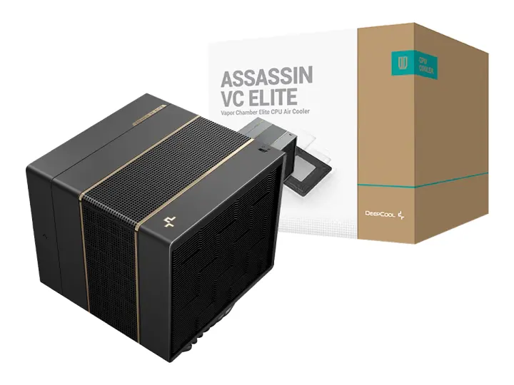 DEEPCOOL PARA PROCESADOR DEEPCOOL ASSASSIN VC ELITE (R-ASN4-BKNVNN-GJD) 2 VENTILADORES, ALUMINIO