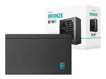 DEEPCOOL 600W, PF600X 80 PLUS BRONZE (R-PF600X-HD0B-JGUS) ATX, 80 PLUS BRONZE, CYBERNETICS, NO MODULAR, NEGRO