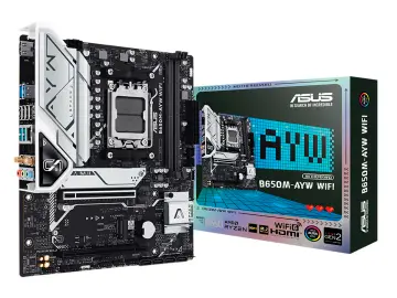 ASUS B650M-AYW WIFI Socket AM5, DDR5 Buss 7600OC Mts