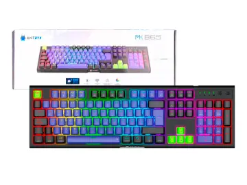 ANTRYX GAMER ANTRYX MK865 TRIX (AMK-865TXKBL-SP) MECANICO | SWITCH BLUE | NEGRO Y AZUL
