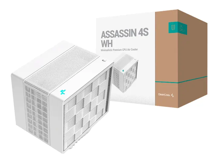 DEEPCOOL PARA PROCESADOR DEEPCOOL ASSASSIN 4S WH (R-ASN4S-WHGPMN-G) 1 VENTILADOR, BLANCO