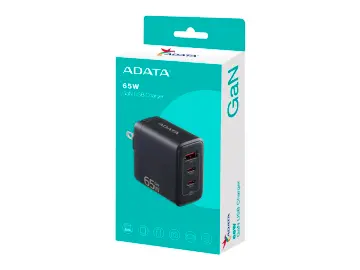 ADATA Cargador Portatil de Pared 65W, Black