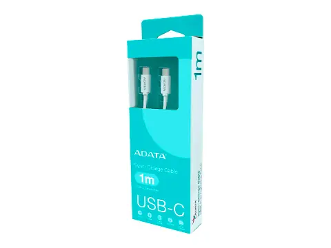 ADATA CABLE ADATA (CACC-100PN-WH) USB-C - USB-C, BLANCO