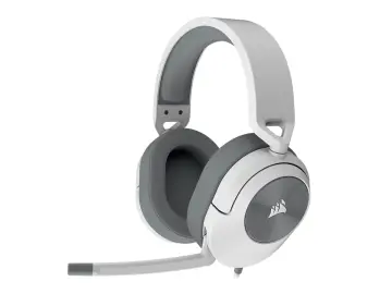 CORSAIR HS55 SURROUND V2 GAMING, 7.1 (CA-9011390-WW) INTERFAZ JACK, MULTIPLATAFORMA, DOLBY ATMOS 7.1, MICROFONO OMNIDIRECCIONAL, WHITE