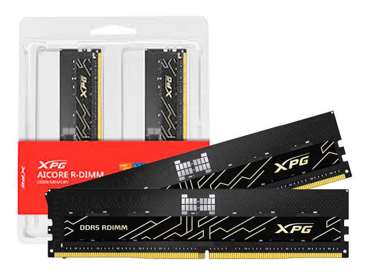 XPG DDR5 64GB PARA SERVIDORES (2X32GB) AICORE (AX5R6400C3232G-DTAIRBK) 6400 MT/S, NEGRO