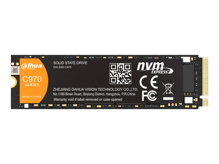 UNIDAD DE ALMACENAMIENTO SSD M.2 PCIE DAHUA 1TB NVME C970N (C970N1TB) HASTA 4450MB/S DE LECTURA