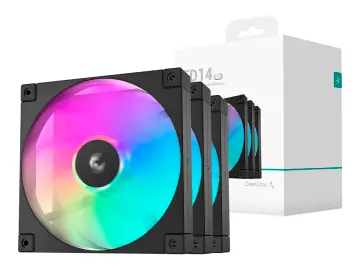 DEEPCOOL PARA CASE DEEPCOOL FD14 ARGB 3 IN 1 ( R-FD14-BKAPN3-G ) PACK 3 EN 1, 140MM