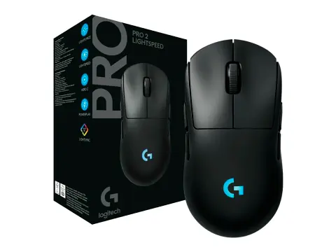 LOGITECH GAMING LOGITECH G PRO 2 (910-007294) LIGHTSPEED WIRELESS HERO 2 44K LIGHTFORCE RGB BLACK
