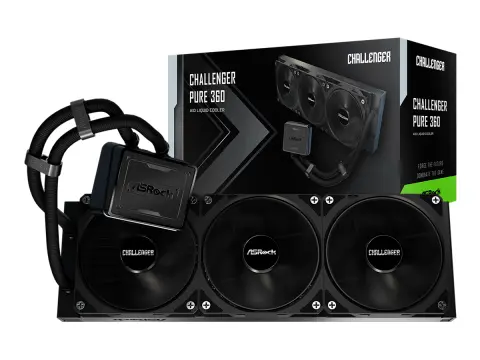 ASROCK SISTEMA DE ENFRIAMIENTO LIQUIDO ASROCK CL 360 AIO (CHALLENGER PURE 360) COLOR NEGRO