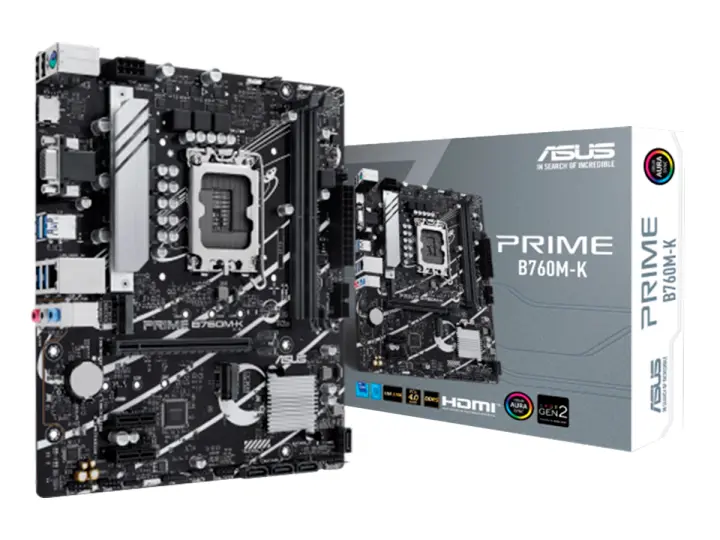 ASUS B760M-K PRIME (90MB1FI0-M1EAY0) SOCKET LGA 1700, RAM DDR5