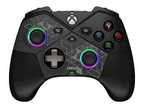 MSI MANDO GAMEPAD MSI INALAMBRICO (FORCE-PRO-WIRELESS) BLUETOOTH, 2.4GHZ, CABLE TIPO C 3MT, NEGRO