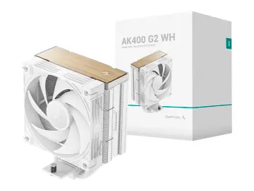 DEEPCOOL PARA PROCESADOR DEEPCOOL AK400 G2 (R-AK400G2-WHNNMN-GJD) 1 VENTILADOR, BLANCO