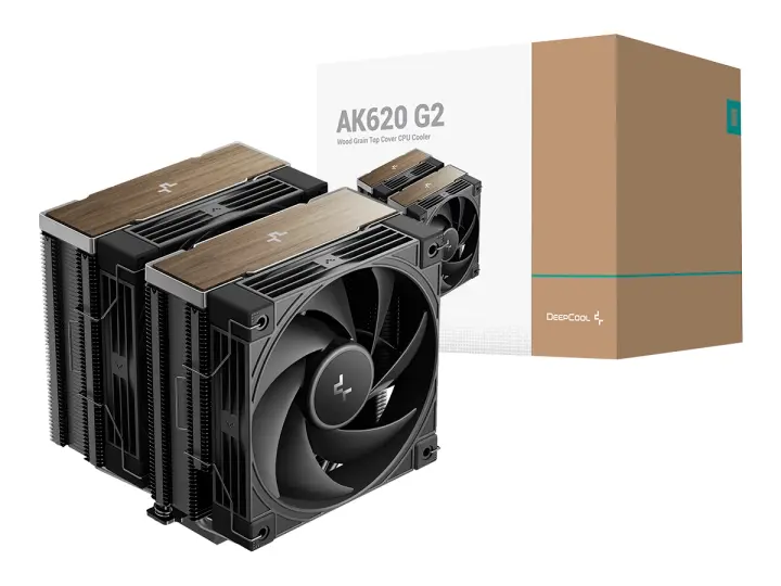 DEEPCOOL PARA PROCESADOR DEEPCOOL AK620 G2 (R-AK620G2-BKNNMN-GJD) 2 VENTILADORES