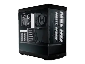 HYTE Y40 BLACK S/FUENTE (CS-HYTE-Y40-B) MID TOWER, PANELES DE VIDRIO TEMPLADO, NEGRO